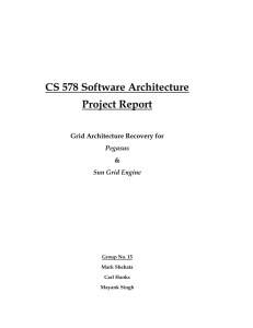 CS 578 Software Architecture Project Report