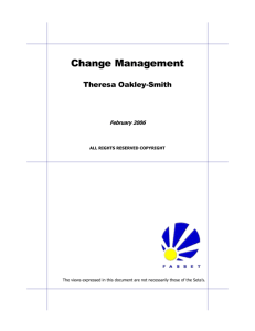 Full article on Change Management