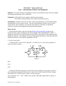 Lab 1 - Electrical & Computer Engineering