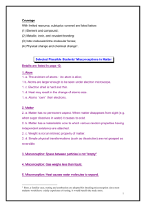 Coverage With limited resource, subtopics covered are listed below