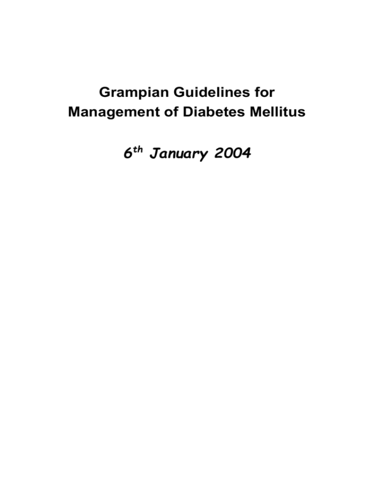 Grampian Guidelines updated Jan 2004