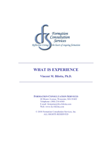 26a What Is Experience? - fcs