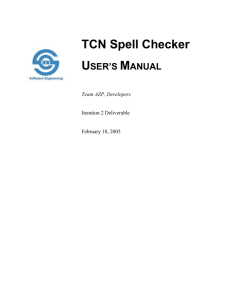 User's Manual Template - Software Engineering @ RIT