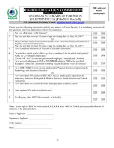 Application Form in Word