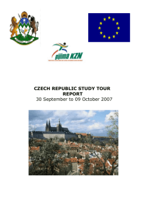 czech republic study tour