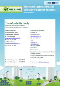 4.1 Structure of the Transferability Study