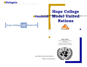 Handbook - Hope College