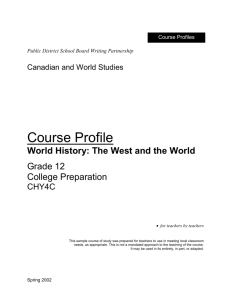 Course Overview