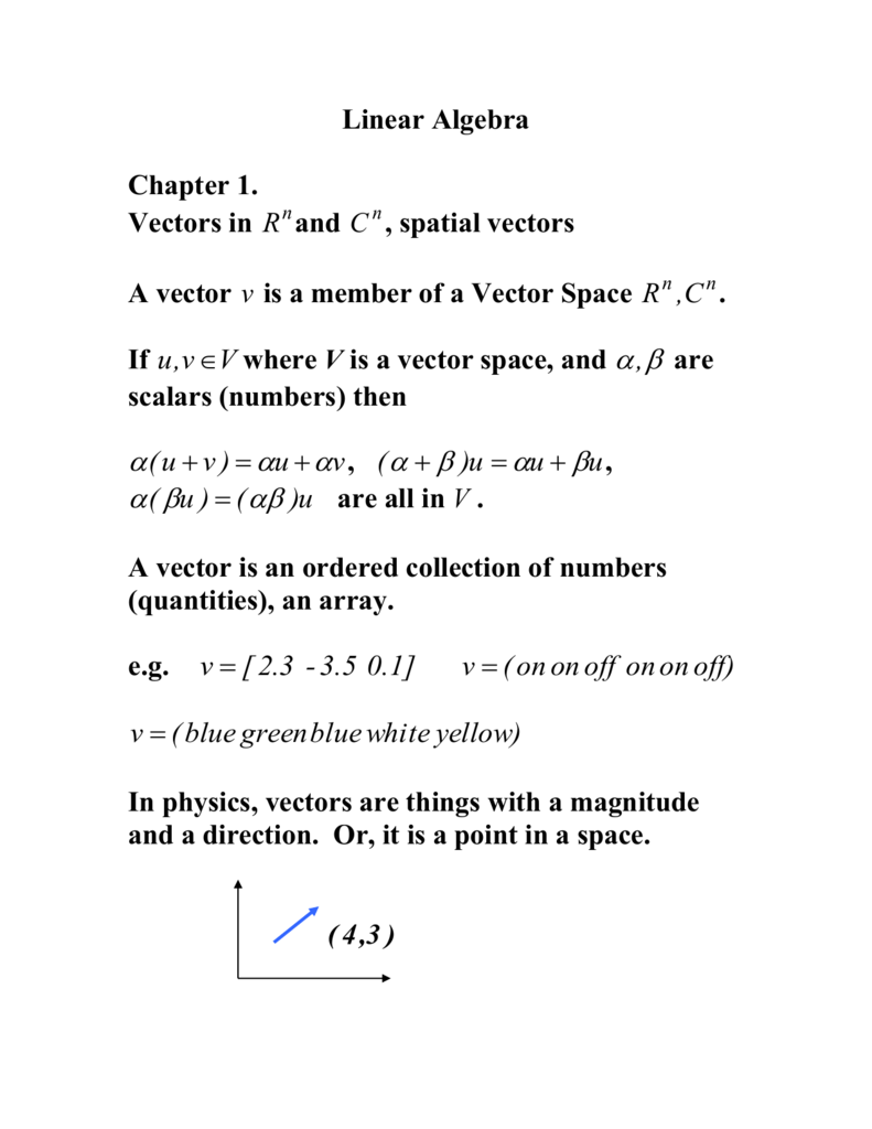 Vectors