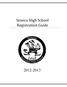 Registration Guide - Seneca Township High School