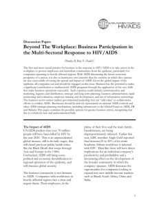 The Global Business Coalition on HIV/AIDS
