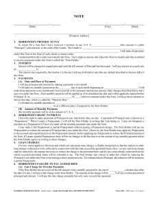 Florida Fixed Rate Note (Form 3210): Word