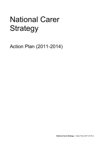 Action Plan (2011-2014) - Department of Social Services