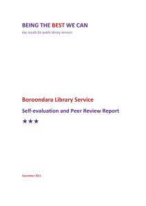 Improvement plan - Public Libraries Victoria Network