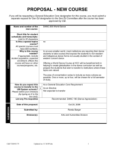 CURRICULUM AND INSTRUCTION COMMITTEE