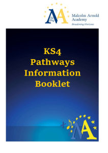 KS 4 Options Booklet
