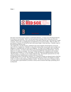 Boston Red Sox PowerPoint Word Document