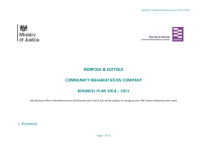 6. Business Risk Register 2014-15 - Norfolk and Suffolk Community