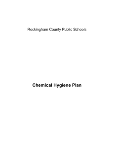 Rockingham County Public Schools-Chemical Hygiene Plan
