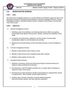03-05 - Standard Operating Procedure Manual