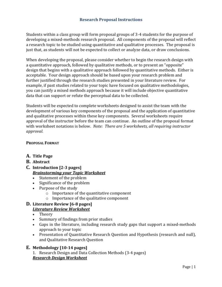 nih research proposal instructions