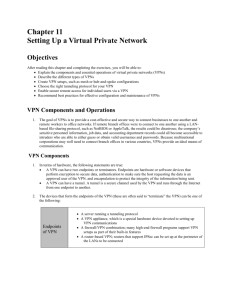 Setting Up a Virtual Private Network