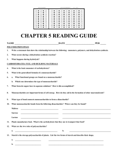 CHAPTER 5 READING GUIDE