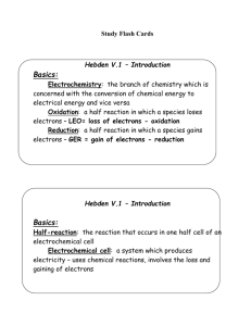 Hebden V.7 - Electrochemical cells