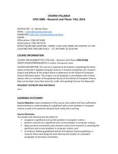 CPSC 6985- Khan  - TSYS School of Computer Science