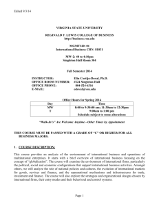 MGMT320-01 Syllabus9-3 F14