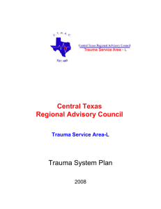 EMResource Policy-Trauma System Plan