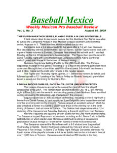 Baseball Mexico - The Baseball Guru