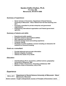 Printable version of resume