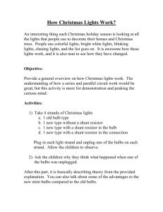 How Christmas Lights Work