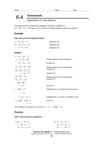 Section 3 4 Solving Equations With Variables On Both Sides