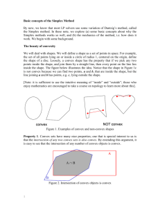 Basic concepts of the Simplex Method By now, we know that most