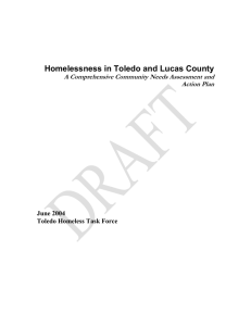 Homelessness in Toledo and Lucas County