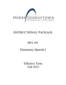 INSTRUCTIONAL PACKAGE