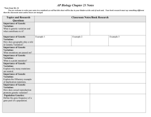 AP Biology Chapter 5 Notes