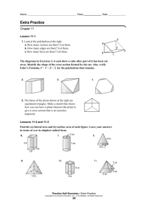 SURFACE AREA AND VOLUME TEST REVIEW