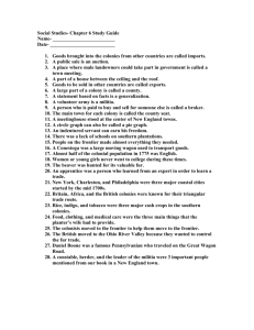 Social Studies- Chapter 6 Study Guide