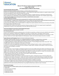 Missouri Pre-Service Teacher Assessment (MoPTA)