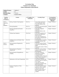 14-15 Curriculum Map - Fulton Independent Schools