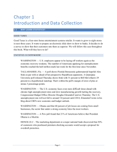 Chapter 1: Introduction and Data Collection