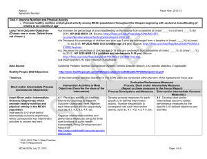 Sample SOW Worksheet with Nutrition Examples