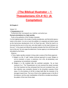 1 Thessalonians (Ch.4~5)ã€‹(A Compilation)