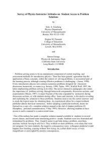 Survey of Physics Instructor Attitudes on Student Access to Problem