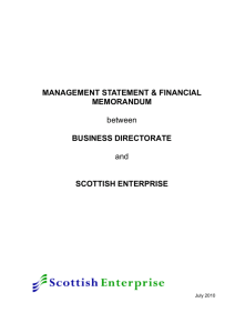 Management Statement and Financial Memorandum (Word, 293 kB)