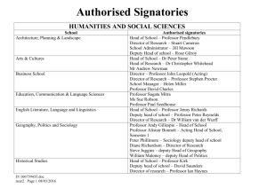 Signing Authority