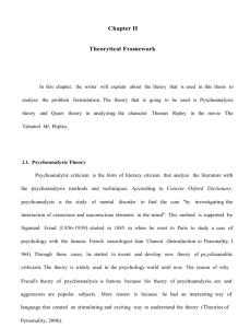 Chapter II Theorytical Framework In this chapter, the writer will